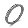 925 Sterling Silver Half Eternity Wedding Ring