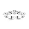 Nature Dainty Leaf Moissanite Wedding Band