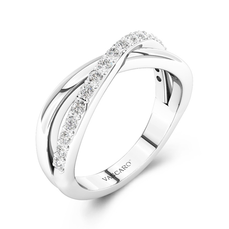 Timeless Moissanite Wedding Band