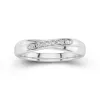 Delicate Moissanite Wedding Band