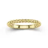 Minimalist Stackable Rope Wedding Band