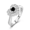925 Sterling Silver Cubic Zirconia Promise Ring