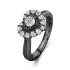 925 Sterling Silver Moissanite Promise Ring
