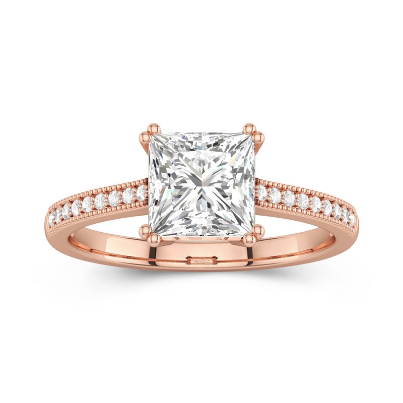 Vancaro princess cut deals engagement ring