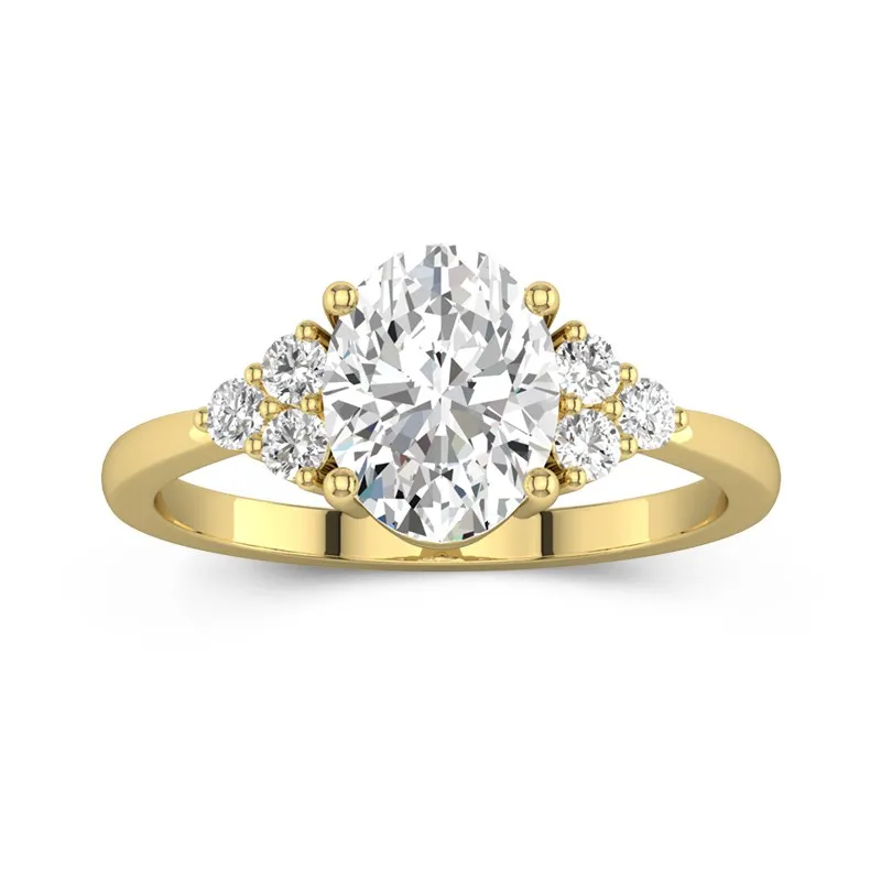 Understated Oval Cut Engagement Ring