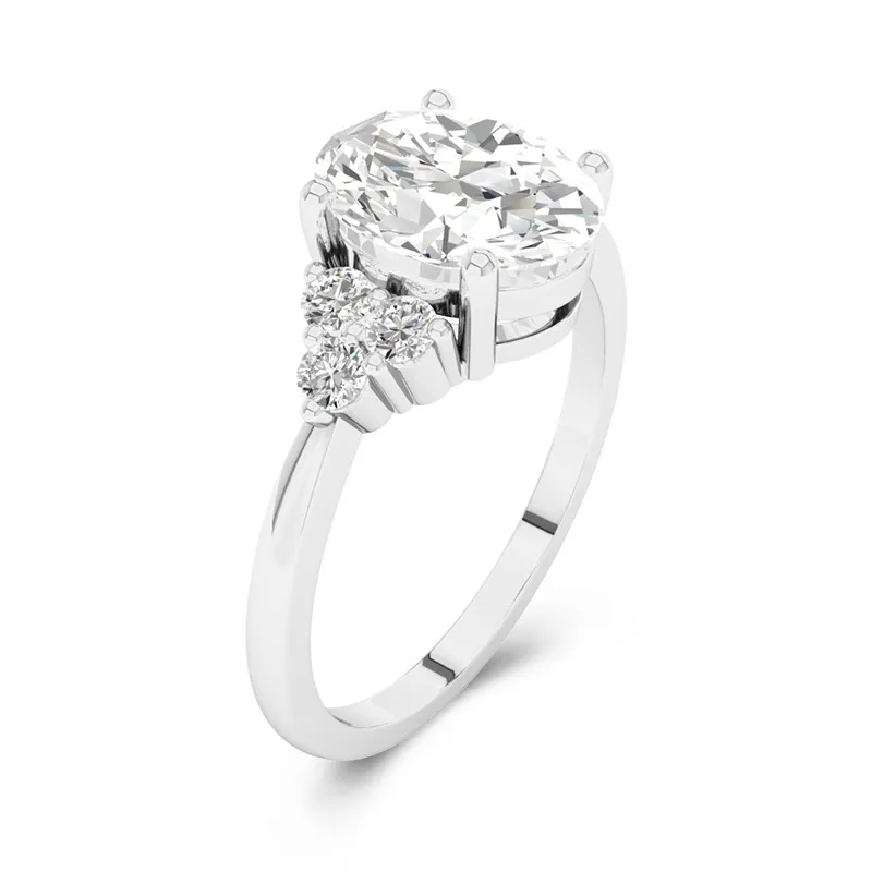Understated Oval Cut Engagement Ring