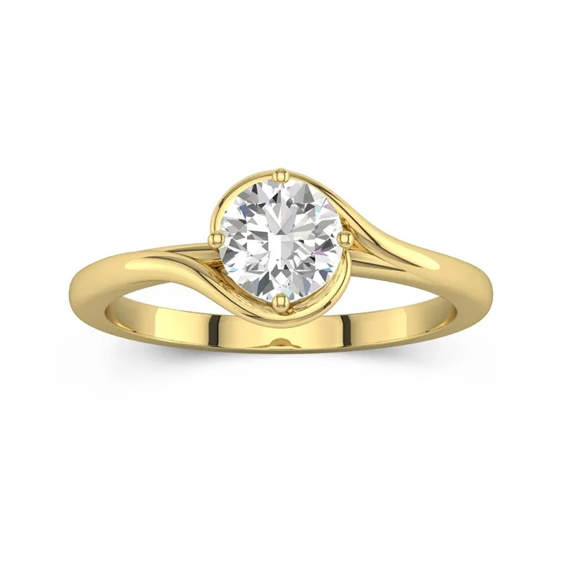 Solitaire Bague de fiançailles 1.00ct Moissanite