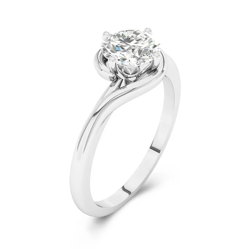 Solitaire Bague de fiançailles 1.00ct Moissanite