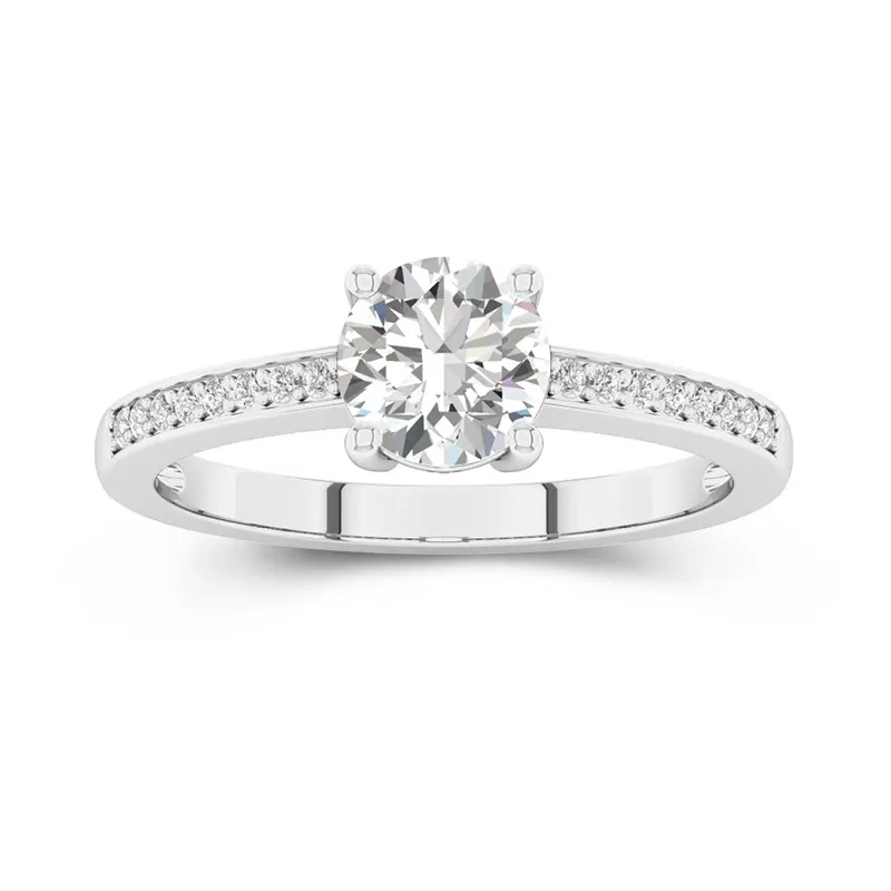 Timeless Round Cut Engagement Ring