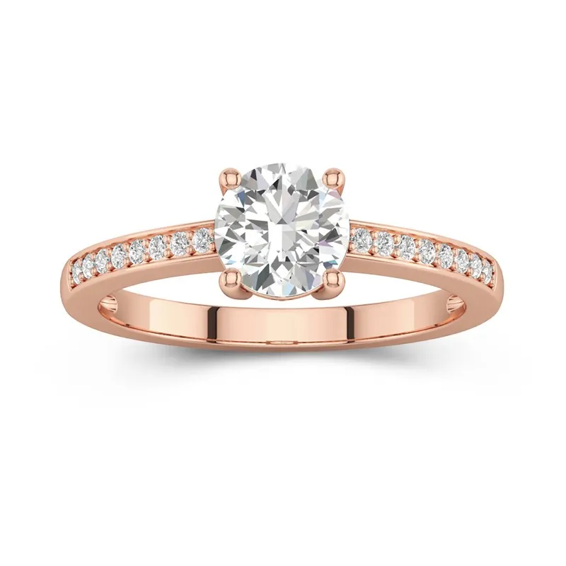 Timeless Round Cut Engagement Ring