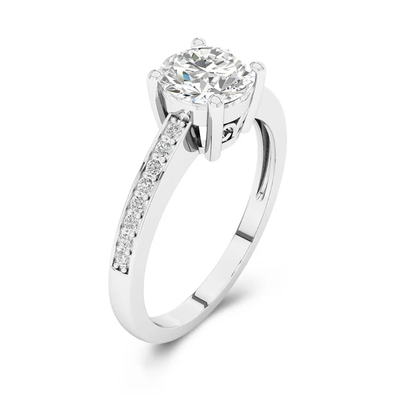 Timeless Round Cut Engagement Ring