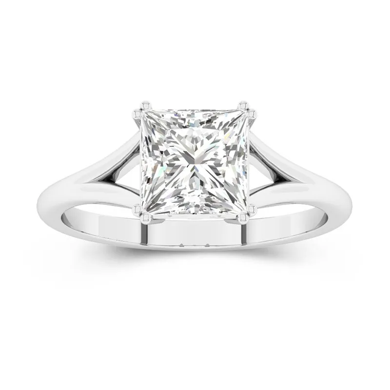 Solitaire Bague de fiançailles 2.00ct Moissanite