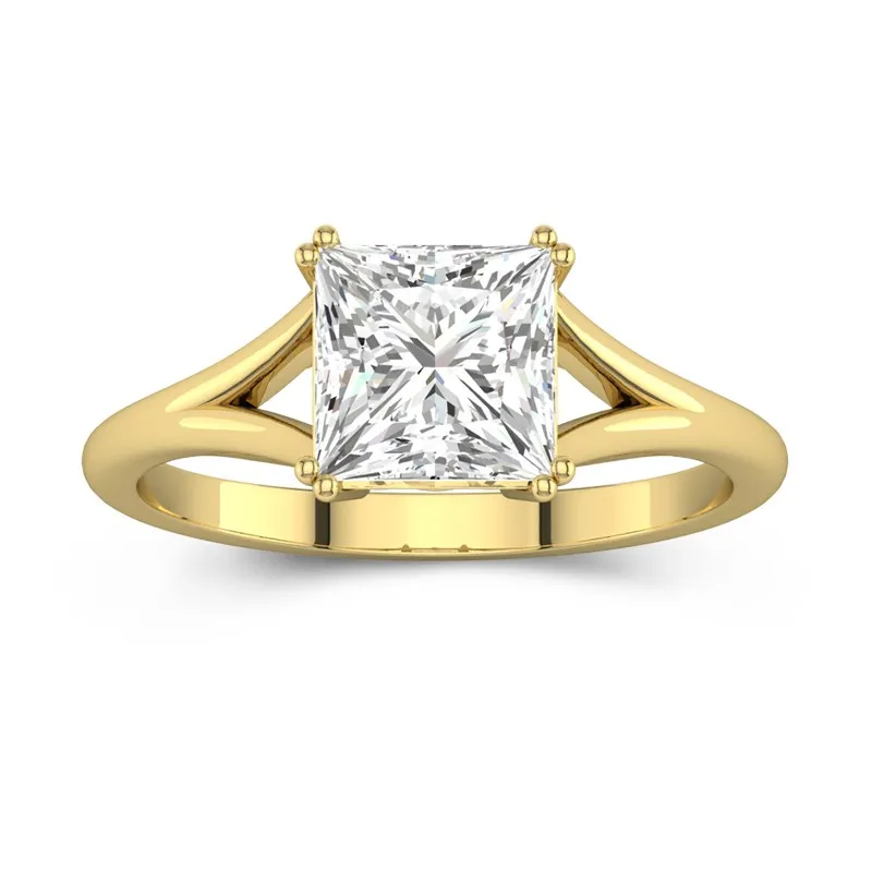 Solitaire Bague de fiançailles 2.00ct Moissanite