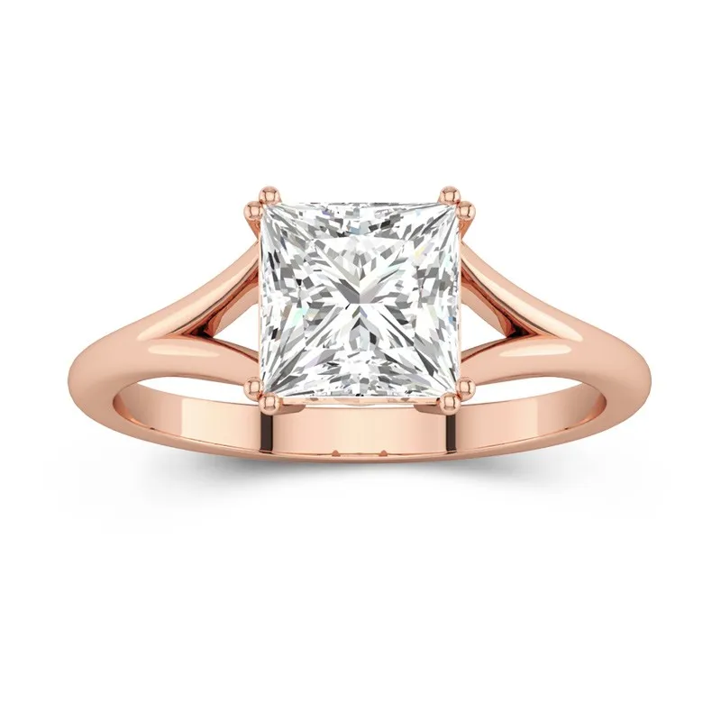 Solitaire Engagement Ring 2.00ct Moissanite