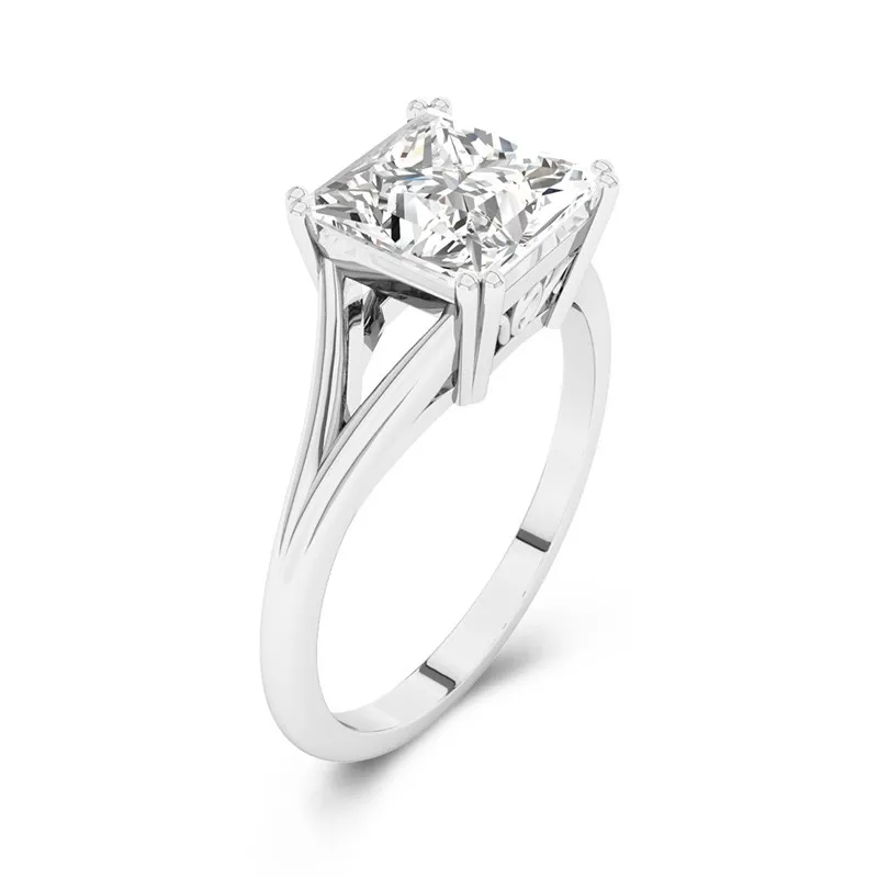 Solitaire Engagement Ring 2.00ct Moissanite