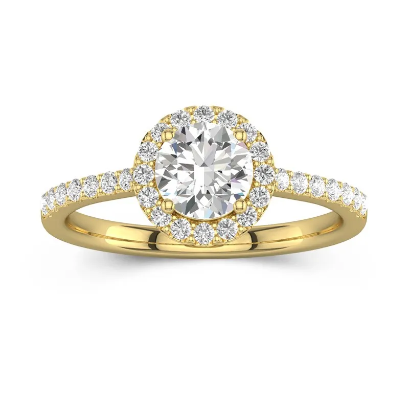 Glory Cutout Round Cut Engagement Ring