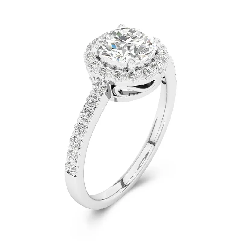 Glory Cutout Round Cut Engagement Ring