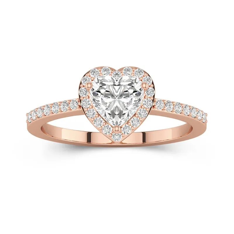 Classic Heart Cut Engagement Ring