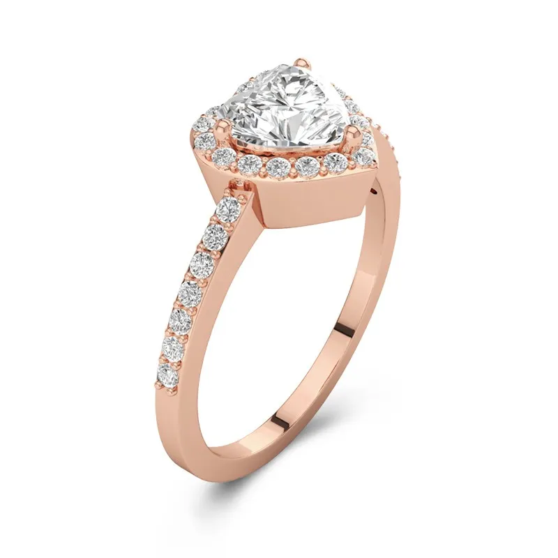 Classic Heart Cut Engagement Ring