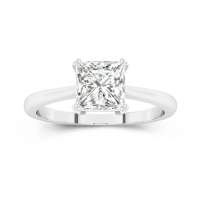 Cutout Scrollwork Solitaire Engagement Ring 2.00ct Moissanite