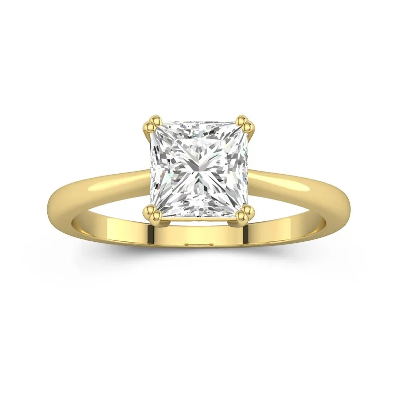 Cutout Scrollwork Solitaire Engagement Ring 2.00ct Moissanite