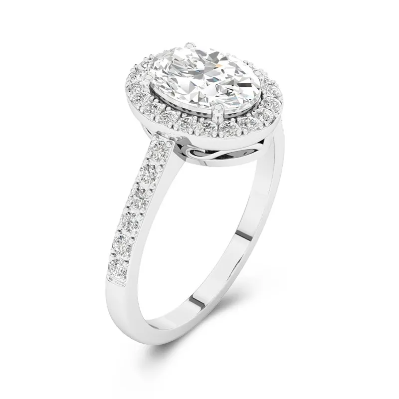 Classic Oval Cut Engagement Ring