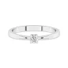 Solitaire Promise Ring Moissanite