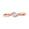 Solitaire Promise Ring Moissanite