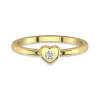 925 Sterling Silver Moissanite Promise Ring