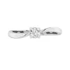 Solitaire Promise Ring Moissanite