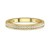 Milgrain Rope Pavé Wedding Ring