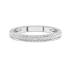 Milgrain Rope Pavé Wedding Ring