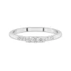 Delicate Stackable Moissanite Wedding Ring