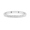 Dainty Stackable Moissanite Wedding Ring