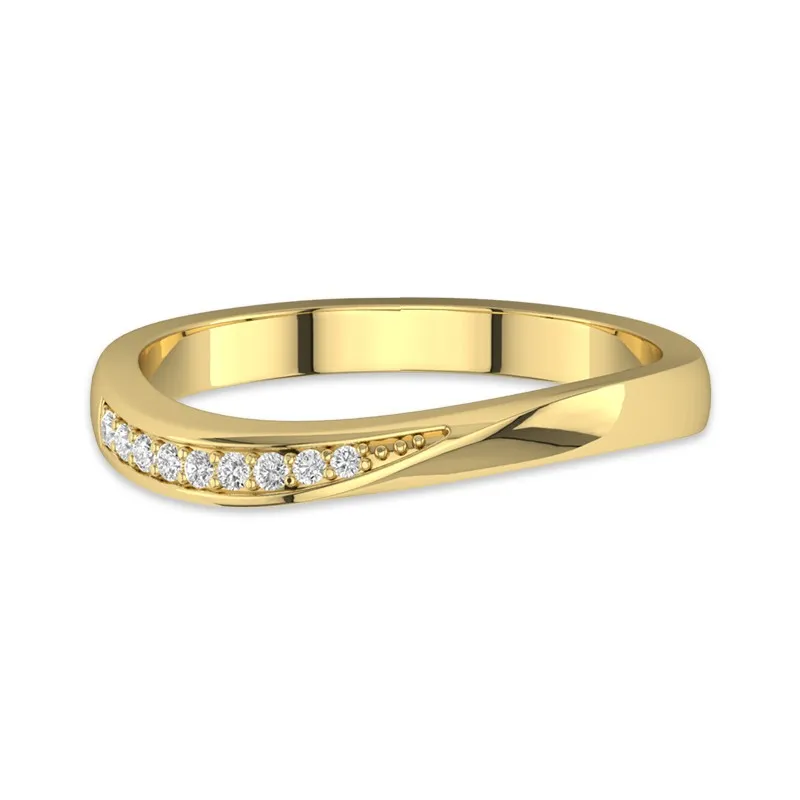 Timeless Moissanite Wedding Ring