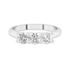 925 Sterling Silver Moissanite Wedding Ring