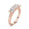 925 Sterling Silver Moissanite Wedding Ring