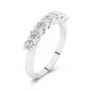 Delicate Stackable Moissanite Wedding Ring