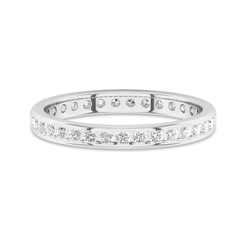 Classic Stackable Moissanite Wedding Ring