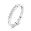 Classique Empilable Moissanite Bague de mariage