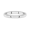 Minimalist Stackable Milgrain Wedding Ring