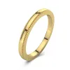 Minimalist Stackable Milgrain Wedding Ring