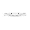 Minimalist Stackable Moissanite Wedding Ring