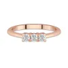 Three Stone Wedding Ring Moissanite