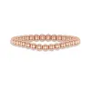 Minimalist Stackable Beaded Wedding Ring