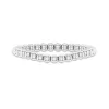 Minimalist Stackable Beaded Wedding Ring