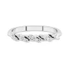 Elegant Stackable Moissanite Wedding Ring