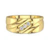 Men 14K Gold Wedding Band