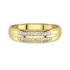 Delicate Men 18K Gold Wedding Band