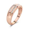 Delicate Men 14K Rose Gold Wedding Band